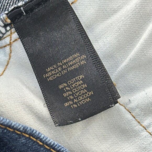 Frye Mens Mid-Rise Slim Fit Denim Jeans Size 30X31 Dark Wash - Picture 4 of 14